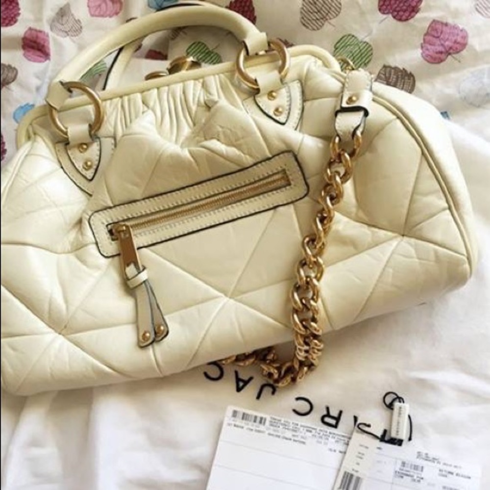 Like New Marc Jacobs Quilted Stam Large - Picture 1 of 1